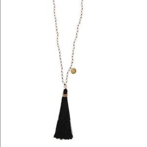 NWT Anthropologie Necklace Satya Black Cocobelle